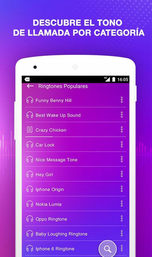 Descubre Tonos de Llamada Gratis para Android™